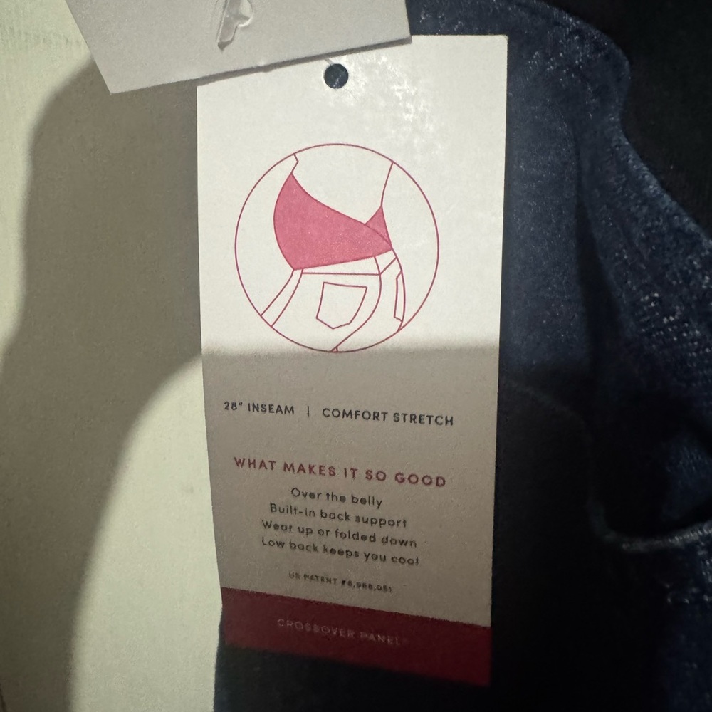 Isabel Maternity by Ingrid & Isabel Blue Straight Leg Jeans - Picture 6 of 7